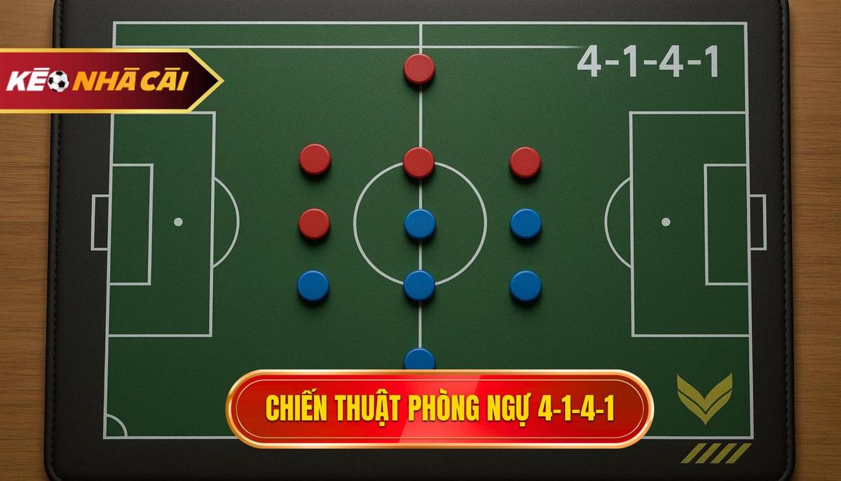 1. Tổng Quan về Chiến thuật bóng đá 4-1-4-1 Phòng Ngự