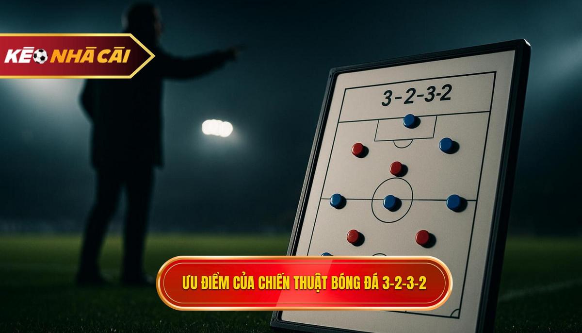 Chiến thuật bóng đá 3-2-3-2: Sơ đồ tấn công toàn diện và những rủi ro tiềm ẩn 3 Ưu điểm vượt trội của Chiến thuật bóng đá 3-2-3-2 trong tấn công