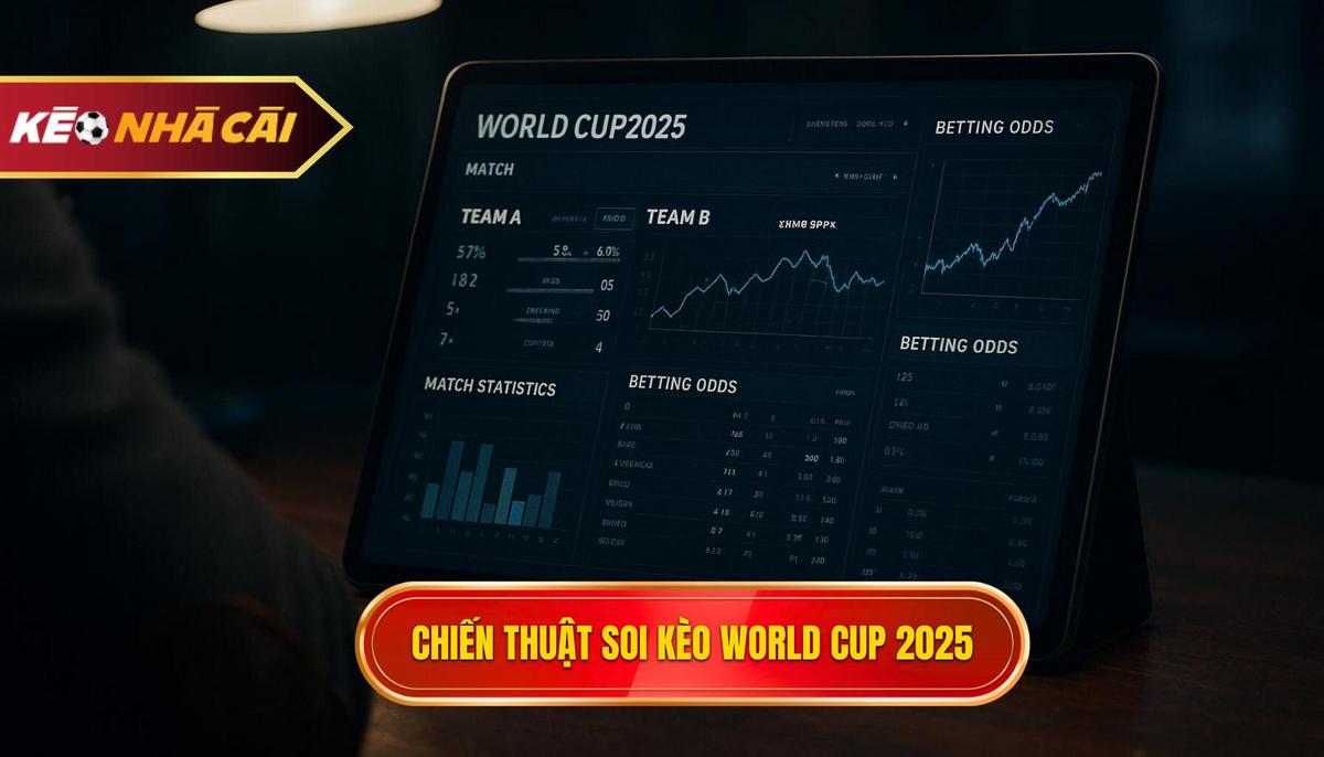 Chiến thuật soi kèo World Cup 2025 dựa trên dữ liệu chuyên sâu