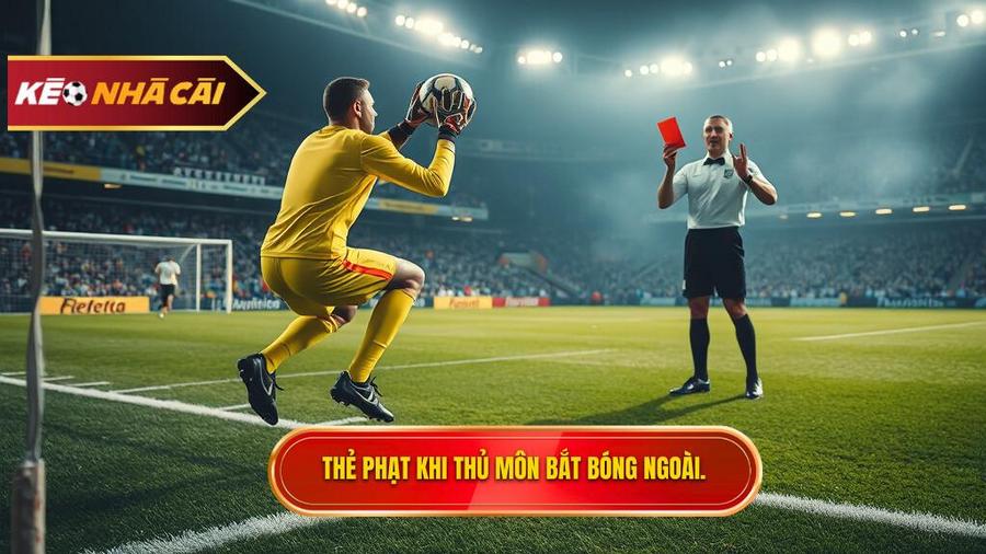 Thủ môn bắt bóng ngoài vòng cấm nhận thẻ gì? Các kịch bản thẻ phạt