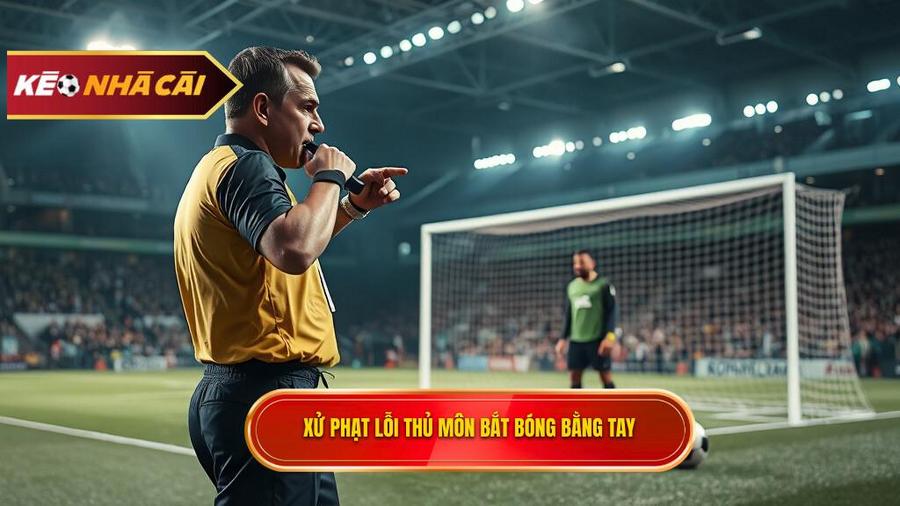 Hình phạt khi vi phạm Luật ném biên về cho thủ môn bằng tay