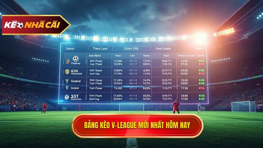 Bảng kèo V-League mới nhất: Cẩm nang soi kèo và phân tích tỷ lệ bóng đá Việt 2 Tổng quan về sức hút của Bảng kèo V-League mới nhất