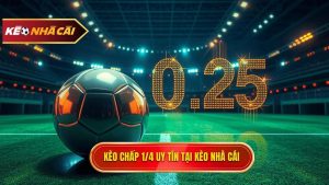 Kèo chấp 1/4 (0.25)